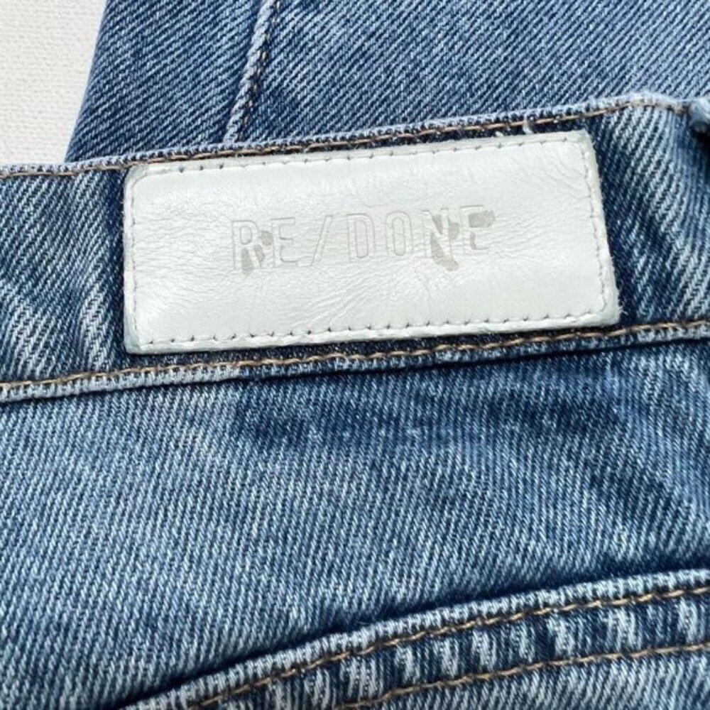RE/DONE '70s High Rise Straight Leg Cotton Jeans Size 29 - Picture 6 of 9